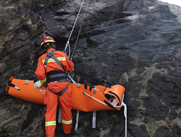 All-terrain rescue stand